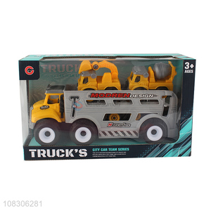 Top Quality Inertial Toy Vehicle Engineering Truck Set