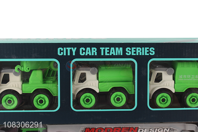 Good Sale Inertial Sanitation Truck Kids Toy Car