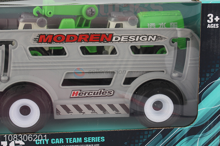Hot Sale Inertial Truck Sanitation Truck Set Toy Car