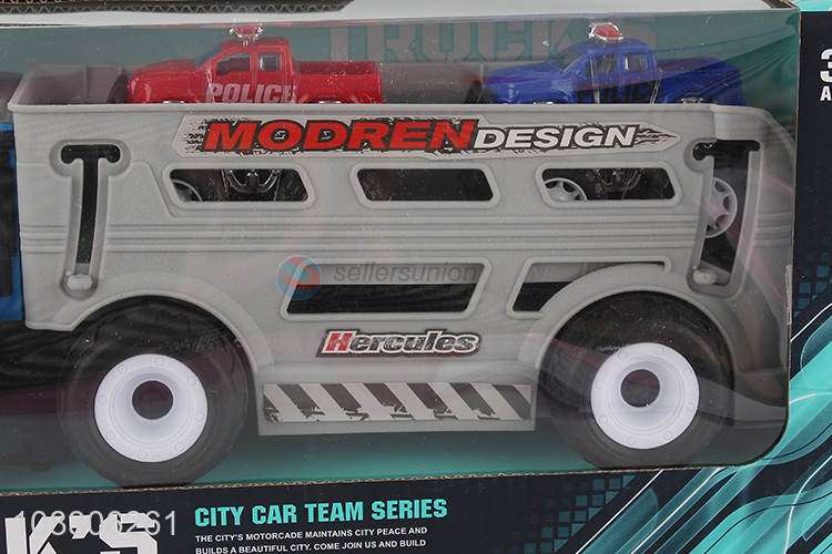 Good Quality Inertia Truck Police Car Toy Car Set