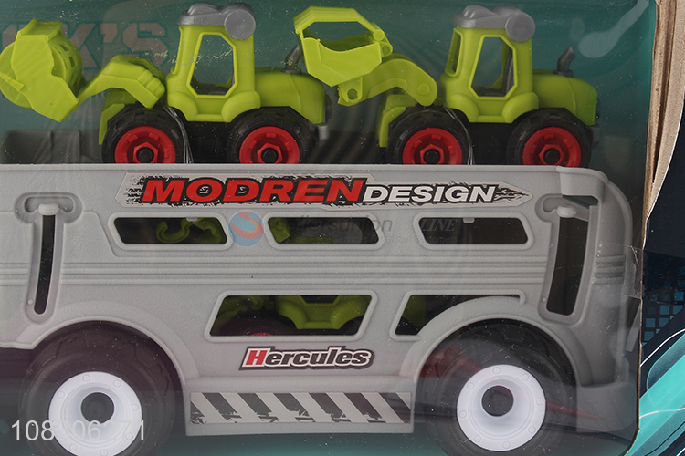 Best Selling Plastic Inertia Farmer Car Toy Car Set
