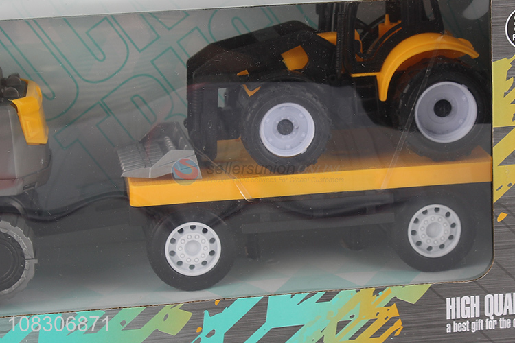 Wholesale Plastic Inertial Vehicle Simulation Excavator Toy Car