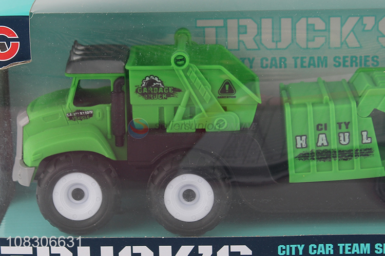 Best Quality Inertial Toy Car Plastic Sanitation Truck