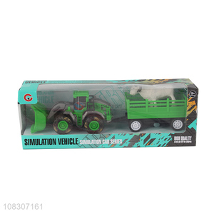 Popular Kids Toy Vehicle Inertial Toy Truck With Simulation Animals