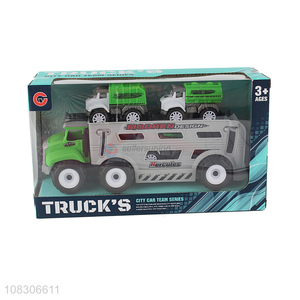 Best Price Inertial Sanitation Truck Pull-Back Vehicle Toy Car