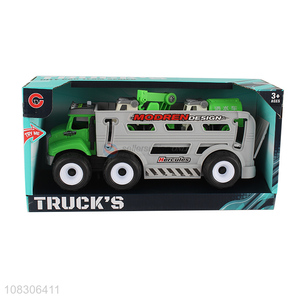 Wholesale Inertial Sanitation Truck With Sliding Toy Car Set