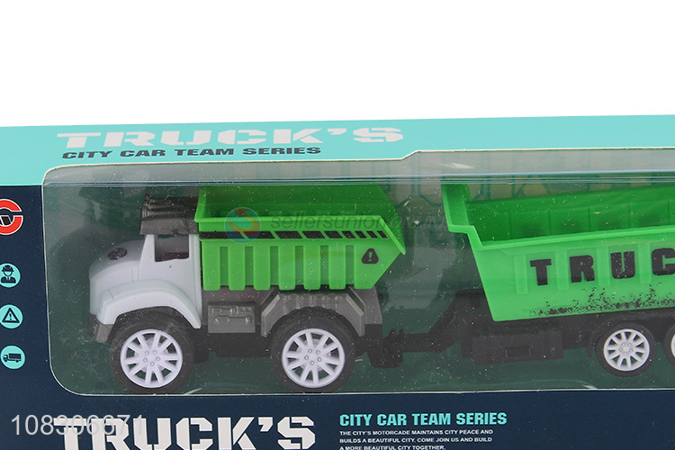 High Quality Pull-Back Vehicle Sanitation Vehicle Toy Car