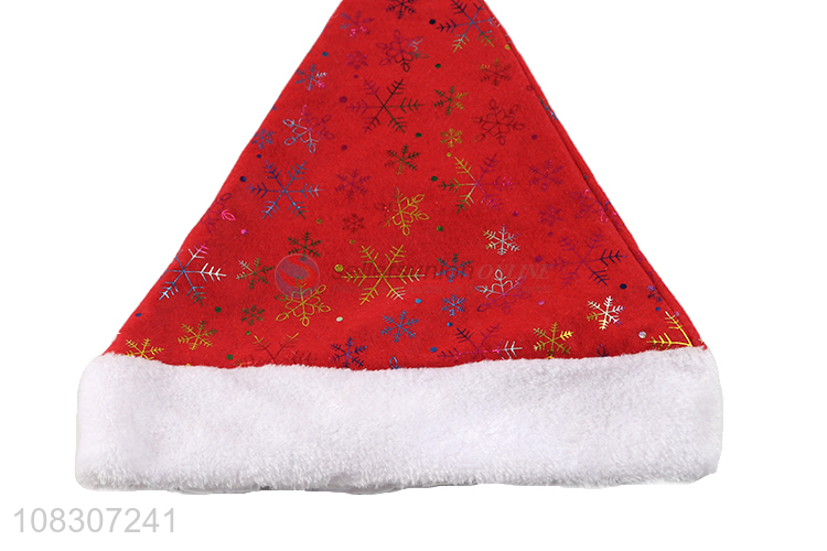 Best selling creative polyester Christmas hat party decoration ornament