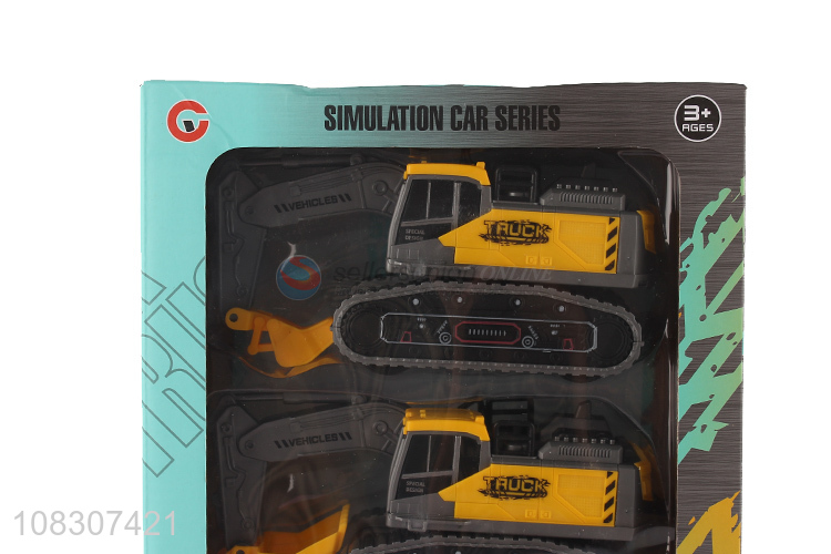 Custom 3 Pieces Inertial Engineering Vehicle Toy Vehicle Set