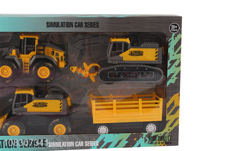 Wholesale Inertial Engineering Vehicle Kids Toy Car Set