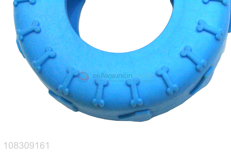 Best selling tough dog teething ring chew toy for training