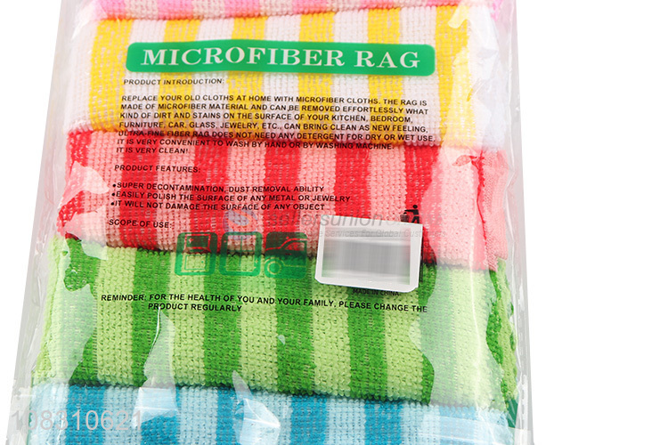 Factory price household kitchen microfiber cleaning cloth set