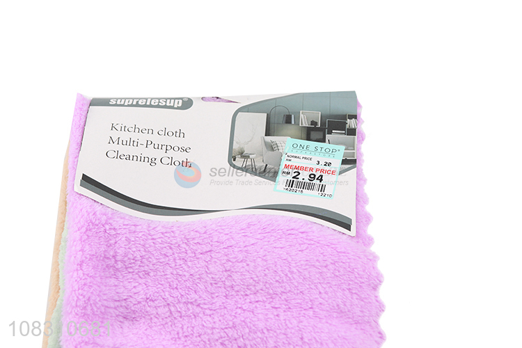 Best selling highly absorbent plush microfiber cleaning cloths