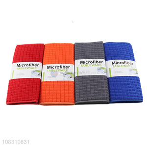 Factory price microfiber absorbent kitchen mat dish drying mat