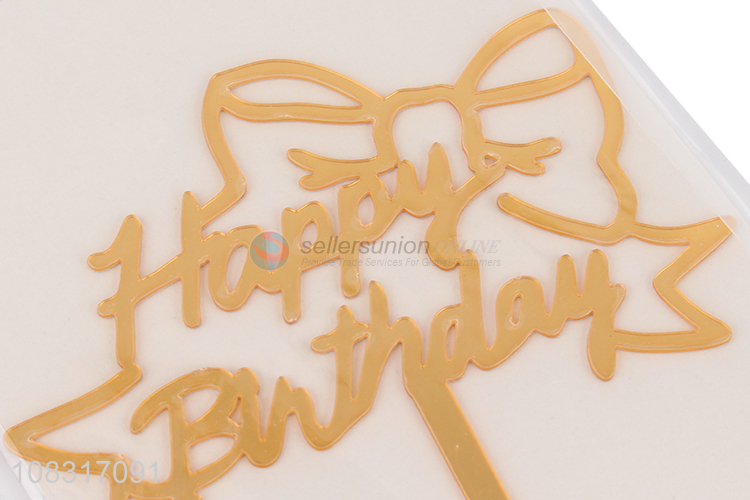 Best sale acrylic happy birthday cake decoration cake topper