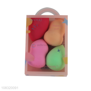 Factory direct sale multicolor makeup puff soft gourd egg