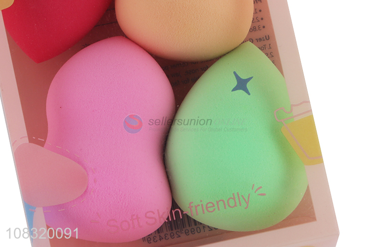 Factory direct sale multicolor makeup puff soft gourd egg