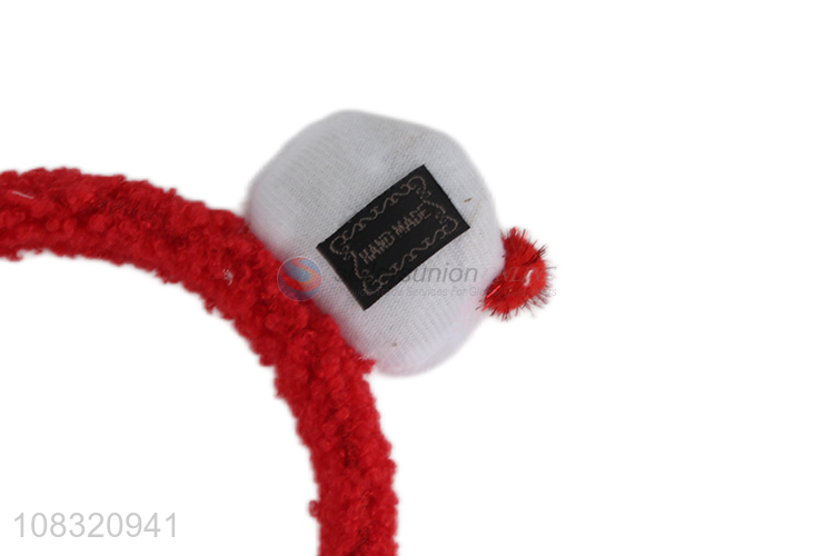 Wholesale cute fluffy Christmas headband Xmas hair band