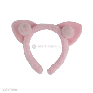 Wholesale adults kids fluffy hairbands for makeup costume