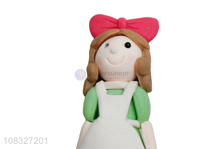 High Quality Polymer Clay Figurine Cake Topper For Decoration