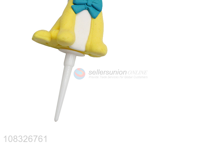 New Design Cartoon Animal Clay Cake Topper For Kids Birthday Cake