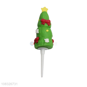 New Style Polymer Clay Christmas Tree Cake Topper For Sale