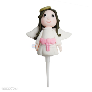 Lovely Design Polymer Clay Figurine Cake Topper Cake Decoration