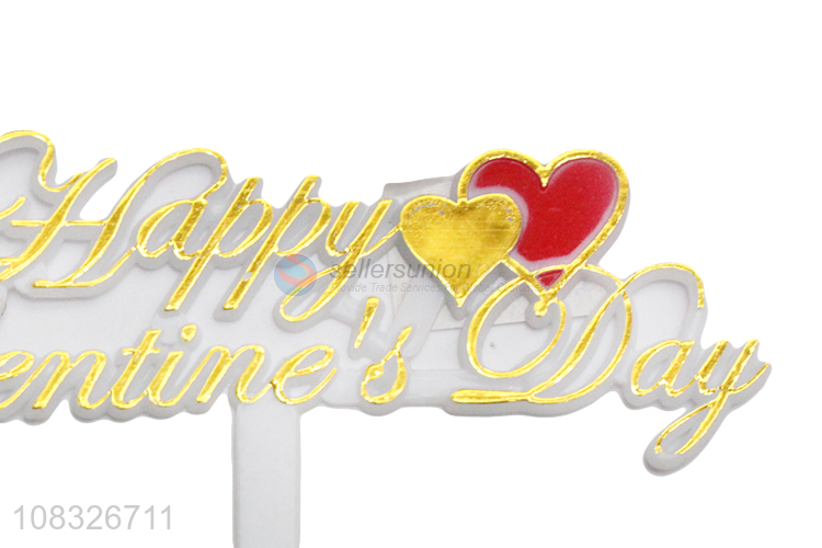 Hot Selling Happy Valentine's Day Cake Topper Cake Decoration