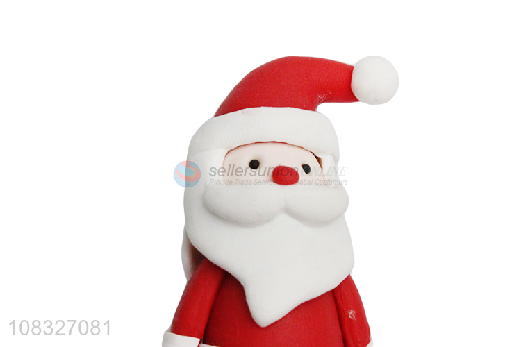 Wholesale Santa Claus Polymer Clay Cake Topper Cake Decoration