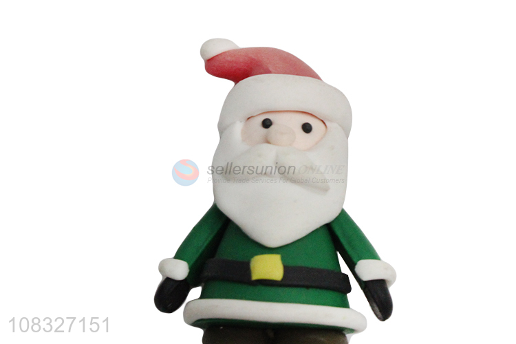 Santa Claus Figurine Polymer Clay Cake Topper Cake Decoration