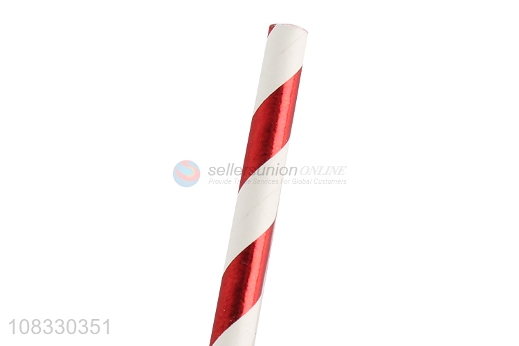 Factory wholesale colourful disposable paper drinking straws