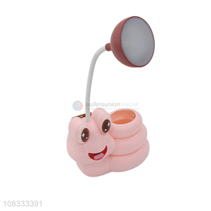 Good Sale Flexible Table Lamp With Cute Animal Pen Holder