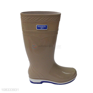 China supplier women's knee high rainboots garden shoes rainboots