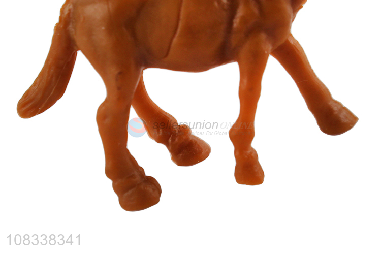 Good quality simulation horse toy pary decor for stress relief