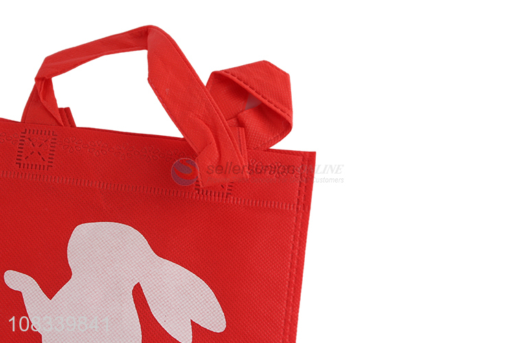 Good wholesale price red non-woven storage bag shopping bag