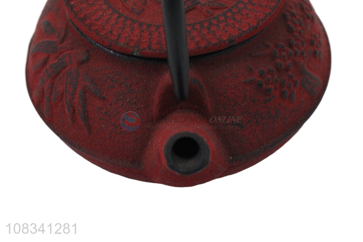 Factory supply 0.3L Chinese cast iron teapot for loose tea fruit tea