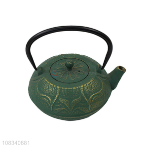Best selling 1.3L Chinese style tea kettle topgrade cast iron teapot