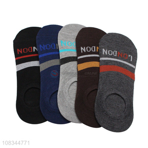 Wholesale price polyester men socks adult short socks