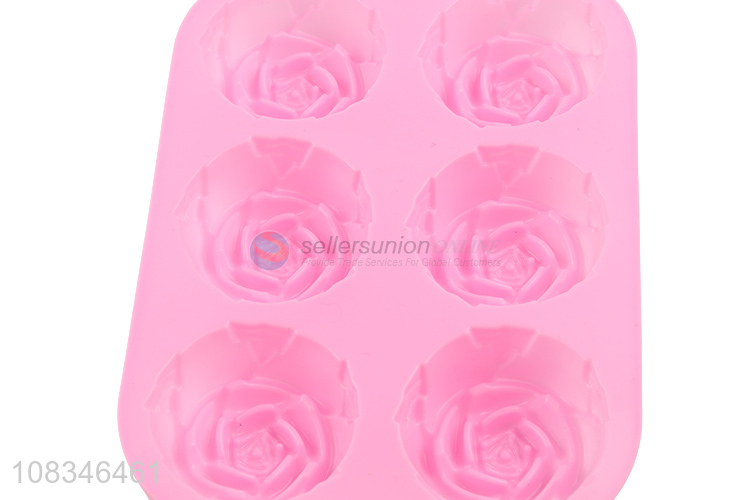 Yiwu wholesale creative rose stencil kitchen cake mould