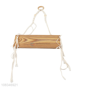 Custom Home Decoration Art Handwoven Tassel Wooden Wall Hanging