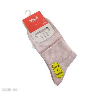 Factory price cosy cotton crew socks casual socks for women girls