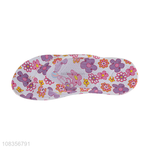 High quality colourful printed flips-flops slippers for girls