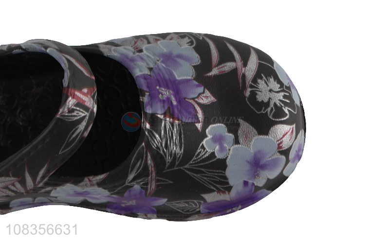 Online wholesale flower pattern kids summer outdoor sandals