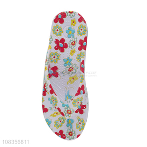 Online wholesale flower printed women flip-flops slippers