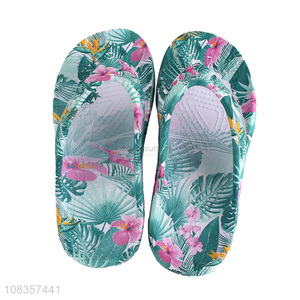 High quality fashion printed flip flops casual slippers