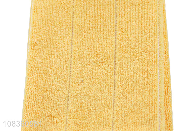 Online wholesale yellow soft reusable bath towel face cloths towel