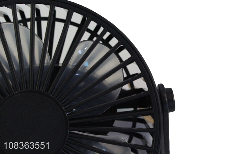 Good quality low noise silent usb rechargeable fan mini table fan