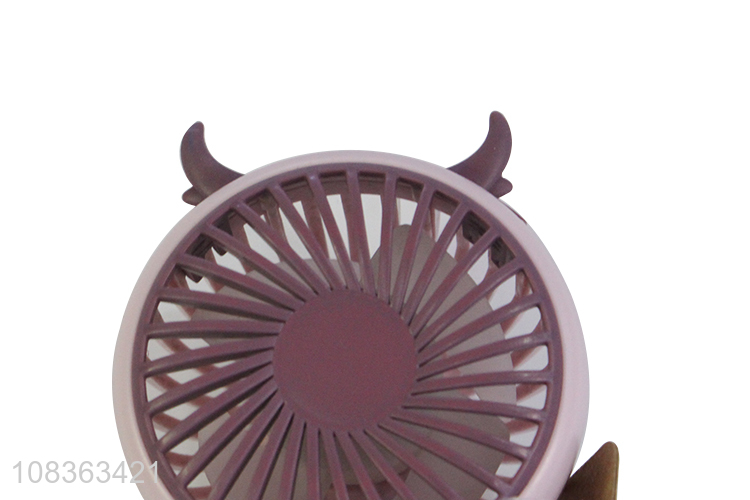 New imports mini handheld fan rechargeable desk fan for students