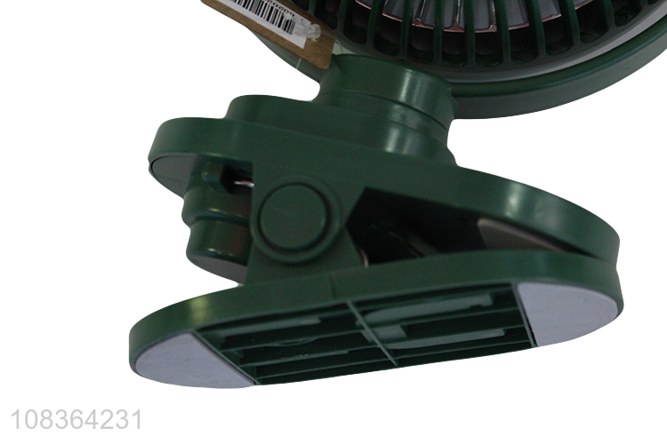 China supplier battery operated stroller fan mini clip on desk fan