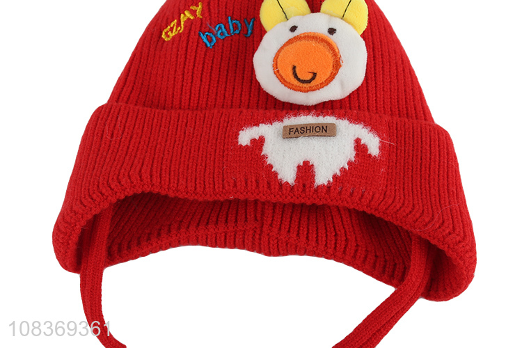 Top selling children winter warm earmuffs hats knitted hats